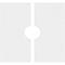 Ekena Millwork Embry Architectural Grde PVC Contemporary Ceiling Medallion, Two Piece, 14"OD x 3"ID x 4 3/4"C x 1"P CMP14EY2-03000 - alternate 3